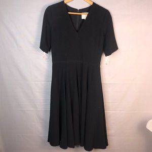 Gal Meets Glam Edith Black fit & flare Dress